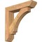 Ekena Millwork Imperial Slat Smooth Bracket w/ Offset Brace, Western Red Cedar, 5 1/2"W x 24"D x 24"H BKT0604X24X24IMP06SWR - alternate 1